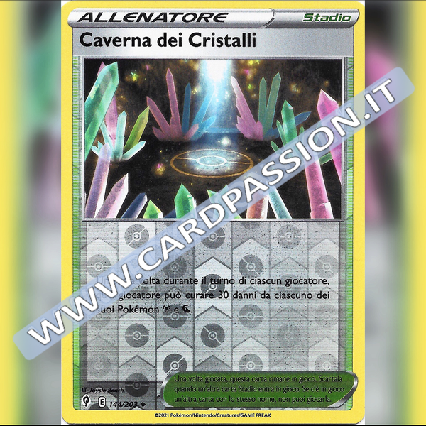 144/203 Caverna dei Cristalli Reverse | Evoluzioni Eteree - Card Passion