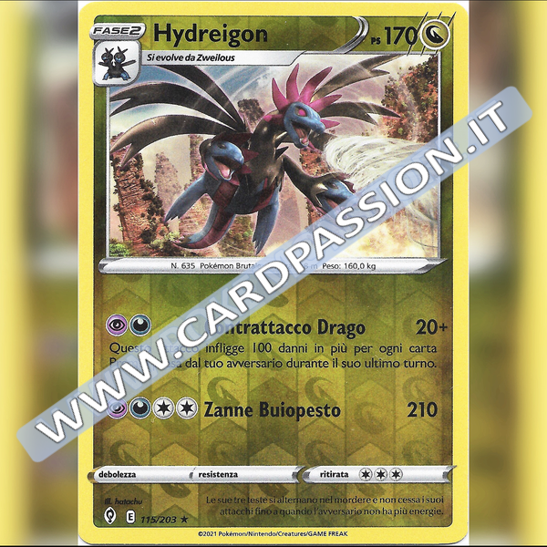 115/203 Hydreigon Reverse | Evoluzioni Eteree - Card Passion