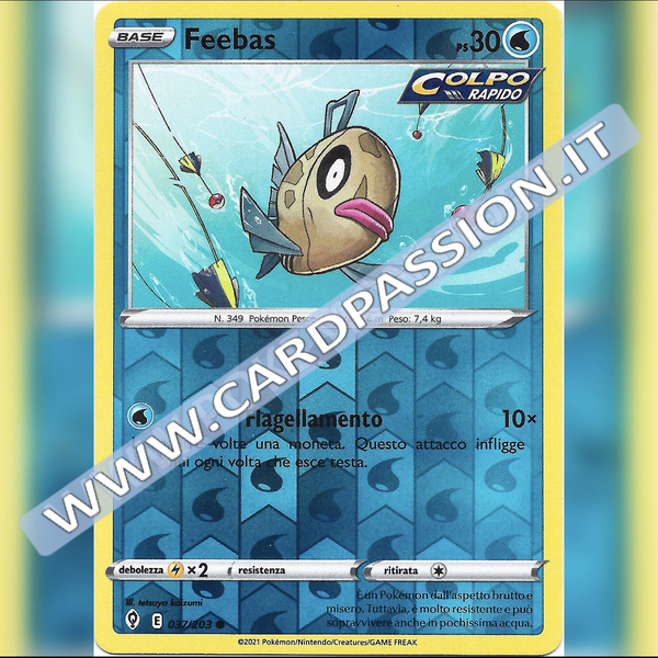 037/203 Feebas Reverse | Evoluzioni Eteree - Card Passion