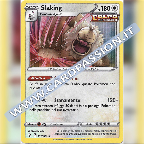 131/203 Slaking Holo | Evoluzioni Eteree - Card Passion