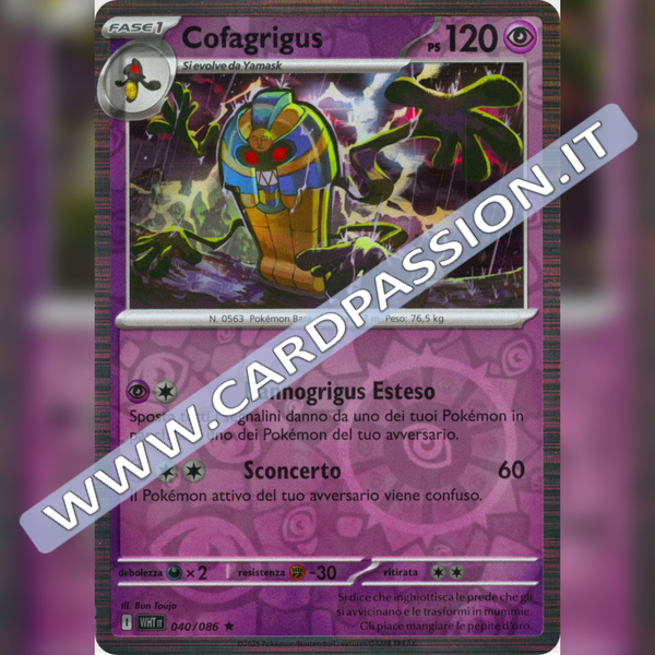 040/086 Cofagrigus Reverse | Fuoco Bianco