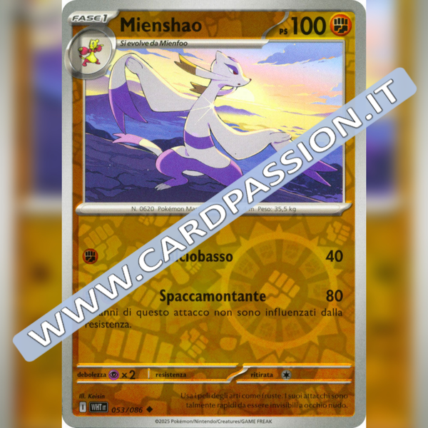 053/086 Mienshao Reverse | Fuoco Bianco