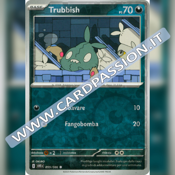 059/086 Trubbish Reverse | Fuoco Bianco