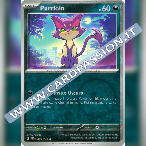 055/086 Purrloin Reverse | Fuoco Bianco