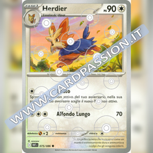 075/086 Herdier Poke Ball Reverse | Fuoco Bianco
