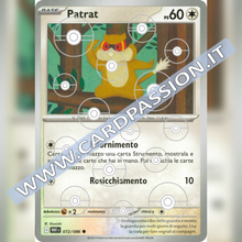 072/086 Patrat Poke Ball Reverse | Fuoco Bianco