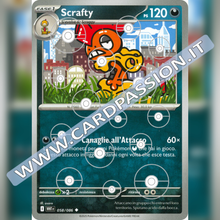 058/086 Scrafty Poke Ball Reverse | Fuoco Bianco