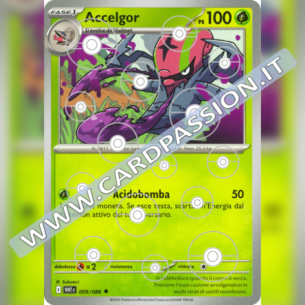 009/086 Accelgor Poke Ball Reverse | Fuoco Bianco