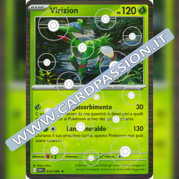 010/086 Virizion Poke Ball Reverse | Fuoco Bianco