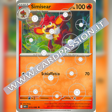 015/086 Simisear Poke Ball Reverse | Fuoco Bianco