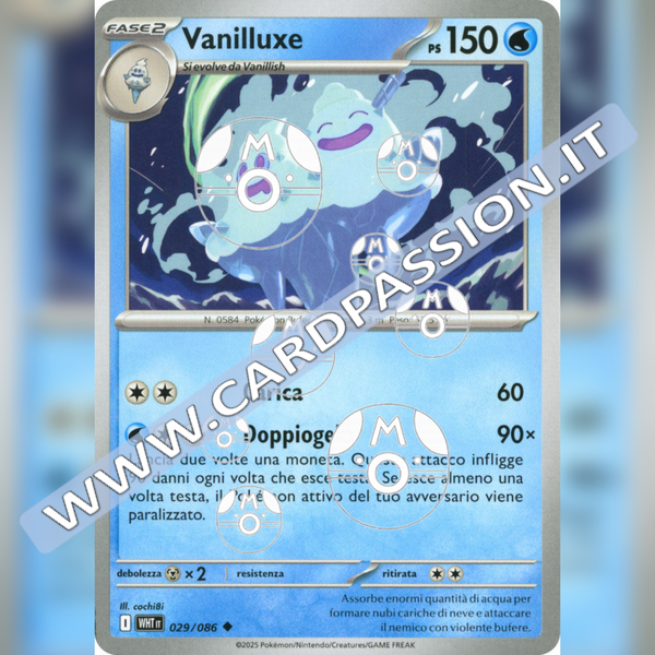 029/086 Vanilluxe Master Ball Reverse | Fuoco Bianco