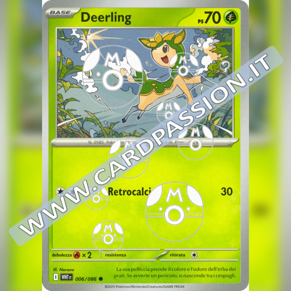 006/086 Deerling Master Ball Reverse | Fuoco Bianco