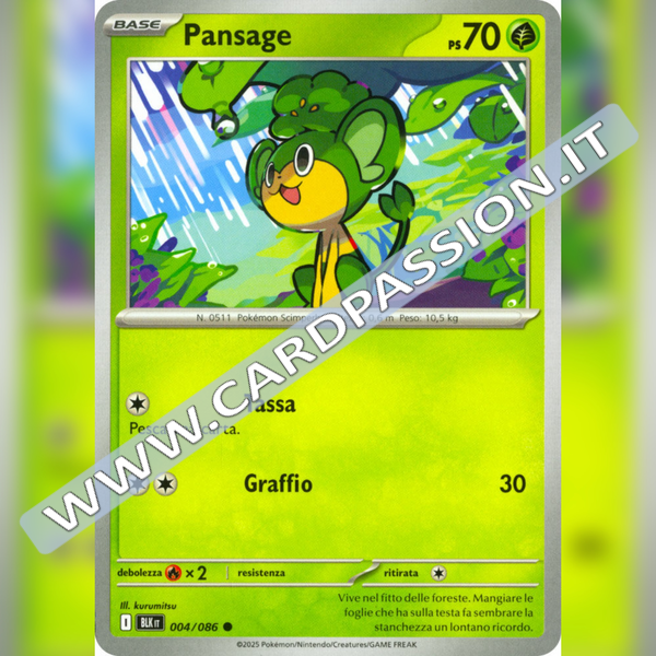 004/086 Pansage | Luce Nera