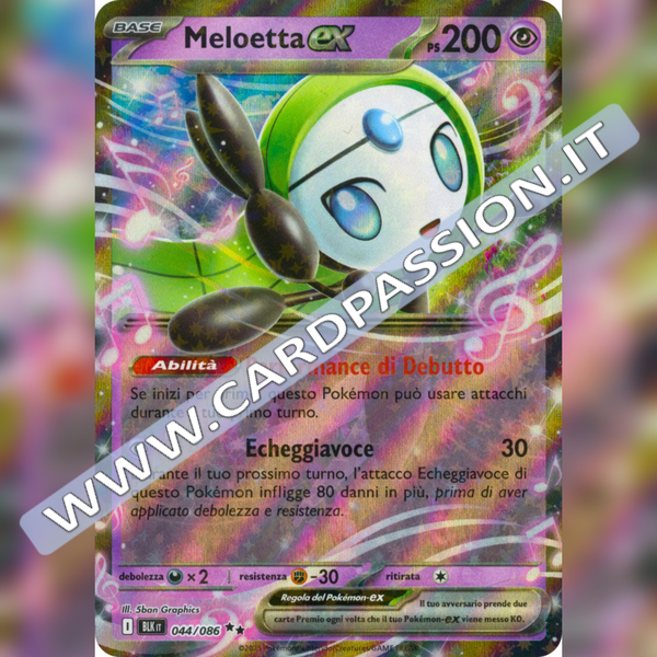 044/086 Meloetta ex | Luce Nera