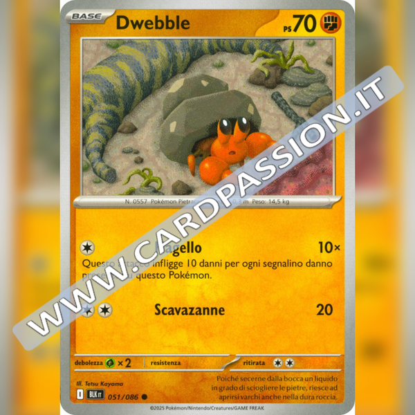 051/086 Dwebble | Luce Nera