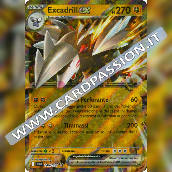 046/086 Excadrill ex | Luce Nera