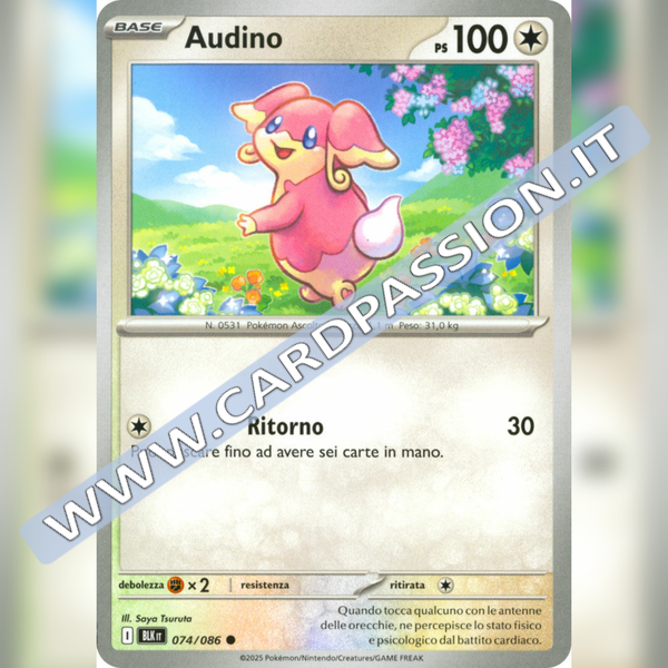 074/086 Audino | Luce Nera