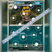 058/086 Krokorok Poke Ball Reverse | Luce Nera