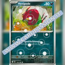 054/086 Venipede Poke Ball Reverse | Luce Nera
