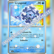 027/086 Cryogonal Poke Ball Reverse | Luce Nera