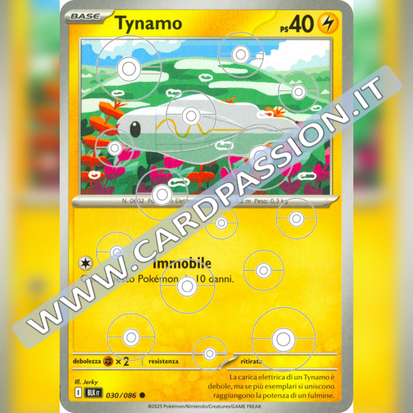 030/086 Tynamo Poke Ball Reverse | Luce Nera