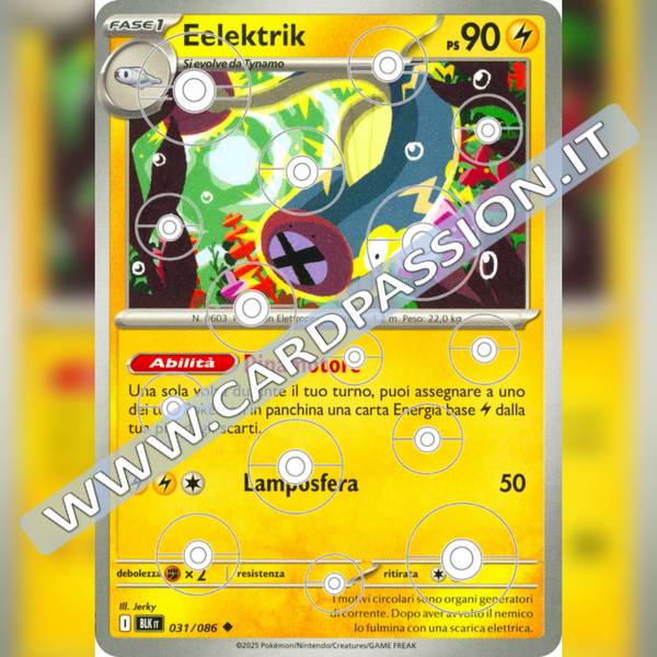 031/086 Eelektrik Poke Ball Reverse | Luce Nera