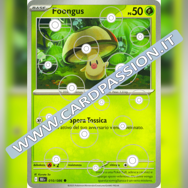 010/086 Fongus Poke Ball Reverse | Luce Nera