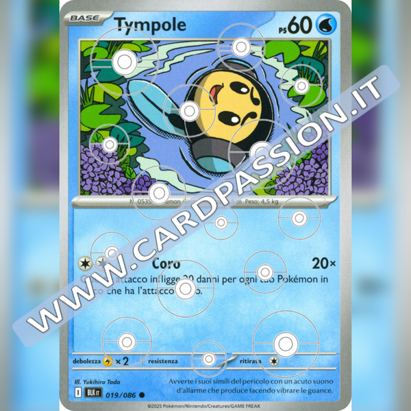 019/086 Tympole Poke Ball Reverse | Luce Nera