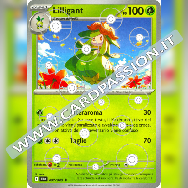 007/086 Lilligant Poke Ball Reverse | Luce Nera