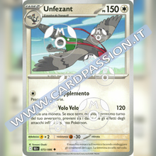 073/086 Unfezant Master Ball Reverse | Luce Nera