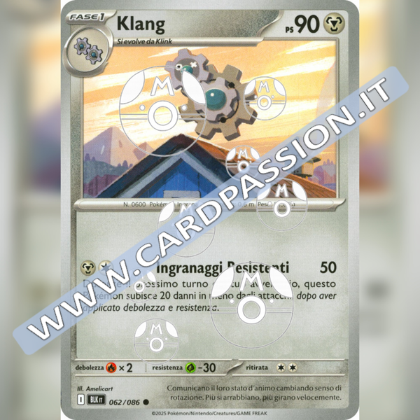 062/086 Klang Master Ball Reverse | Luce Nera