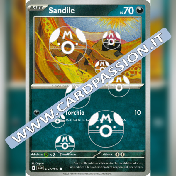 057/086 Sandile Master Ball Reverse | Luce Nera