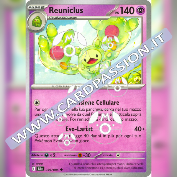 039/086 Reuniclus Master Ball Reverse | Luce Nera