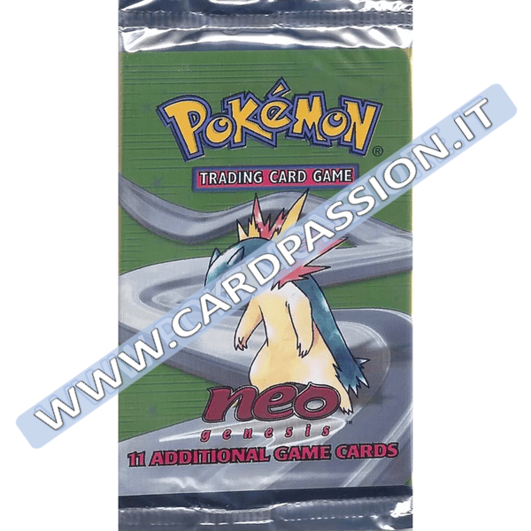 Bustina Neo Genesis (ENG) | Artwork Typhlosion - Card Passion