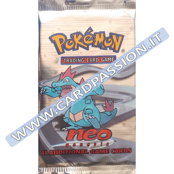 Bustina Neo Genesis (ENG) | Artwork Feraligatr - Card Passion