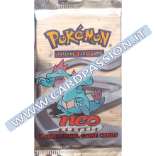 Bustina Neo Genesis (ENG) | Artwork Feraligatr - Card Passion