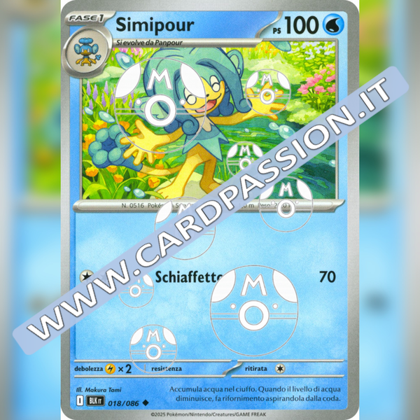 018/086 Simipour Master Ball Reverse | Luce Nera