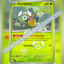 009/086 Karrablast Master Ball Reverse | Luce Nera