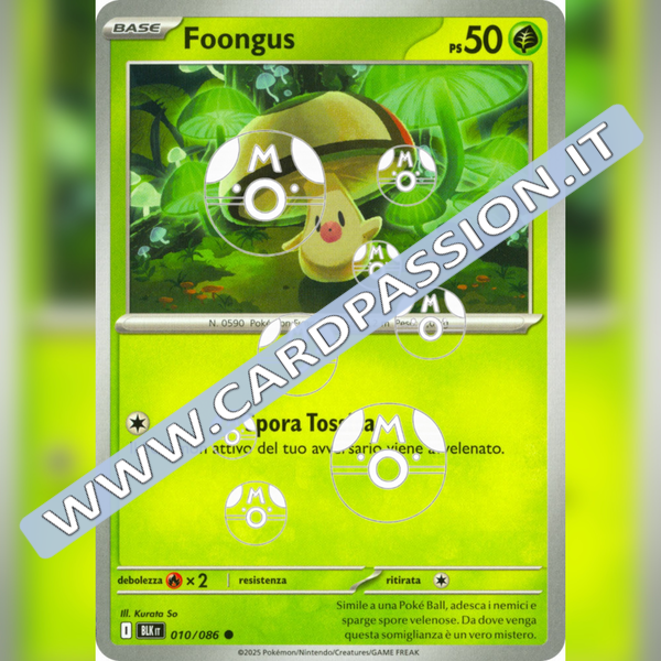 010/086 Fongus Master Ball Reverse | Luce Nera