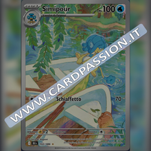102/086 Simipour Illustrazione Rara | Luce Nera