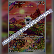 099/086 Larvesta Illustrazione Rara | Luce Nera