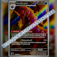 134/086 Scolipede Illustrazione Rara | Luce Nera