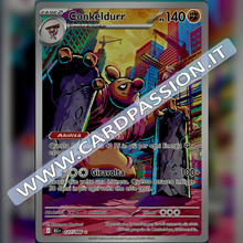 127/086 Conkeldurr Illustrazione Rara | Luce Nera