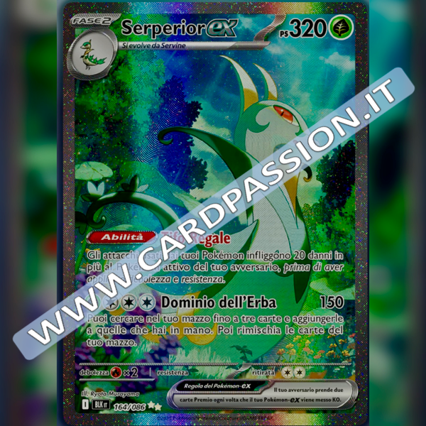 164/086 Serperior ex (Alternative Art) | Luce Nera