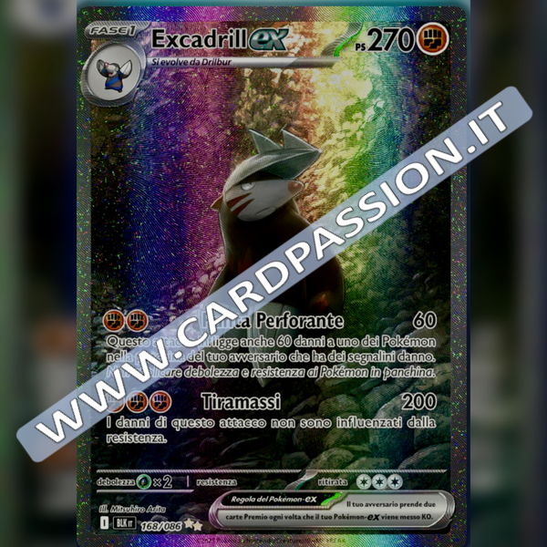 168/086 Excadrill ex (Alternative Art) | Luce Nera