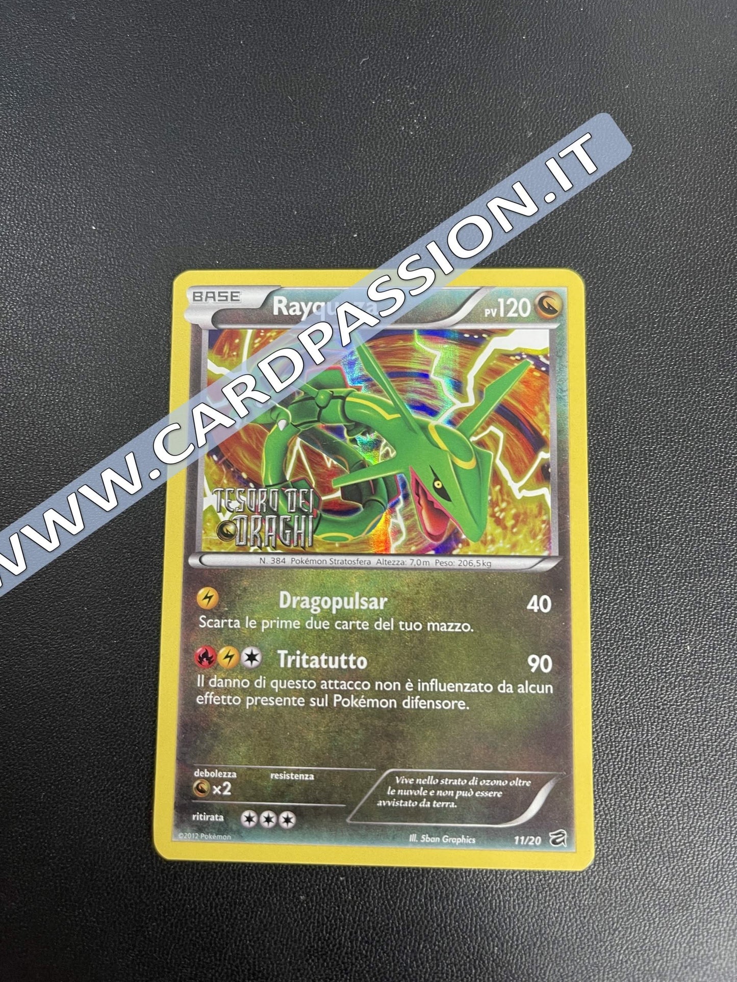 11/20 Rayquaza Holo Stamped (Excellent) | Tesoro dei Draghi
