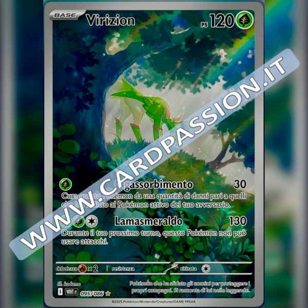 095/086 Virizion Illustrazione Rara | Fuoco Bianco