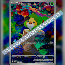 087/086 Sewaddle Illustrazione Rara | Fuoco Bianco