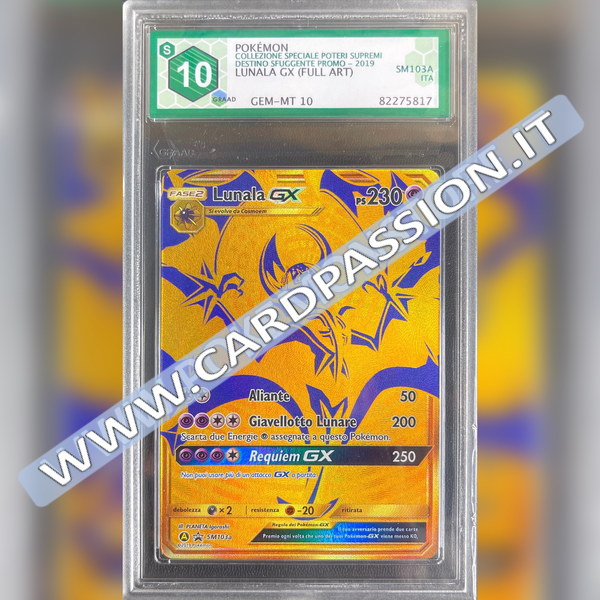 SM103a Lunala GX Gold | Black Star Promo - Graad 10