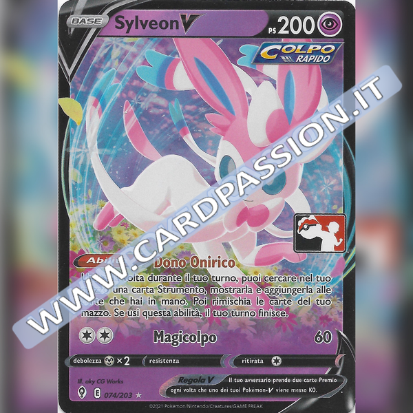 074/203 Sylveon V | Play! Pokemon - Prima Serie